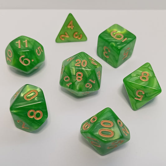 Fıstık Rüzgarı Zar Seti - DND, RPG ve FRP Masaüstü Oyun Zarları