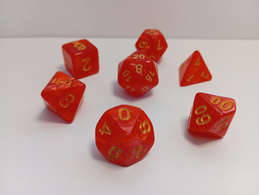 Kor Alevi Zar Seti - DND, RPG ve FRP Masaüstü Oyun Zarları