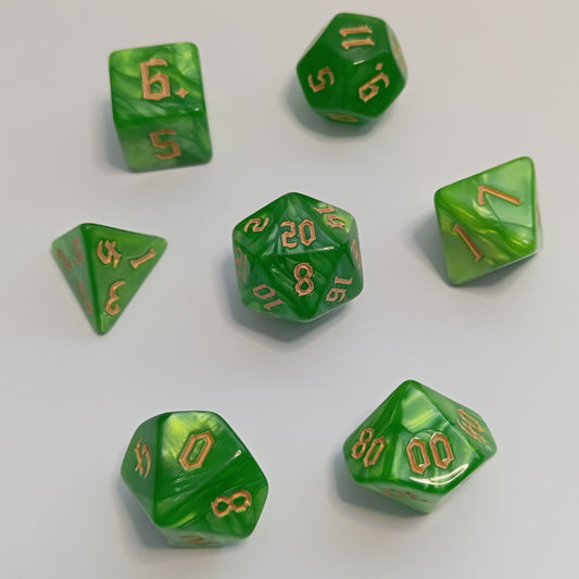 Fıstık Büyüsü Zar Seti - DND, RPG ve FRP Masaüstü Oyun Zarları