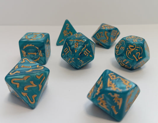 Fırtına Kanat Zar Seti - DND, RPG ve FRP Masaüstü Oyun Zarları