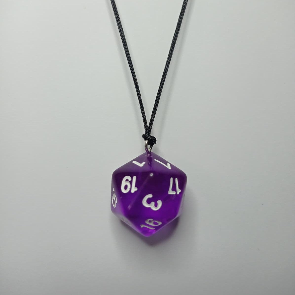 Purple Enchant Dice Kolye