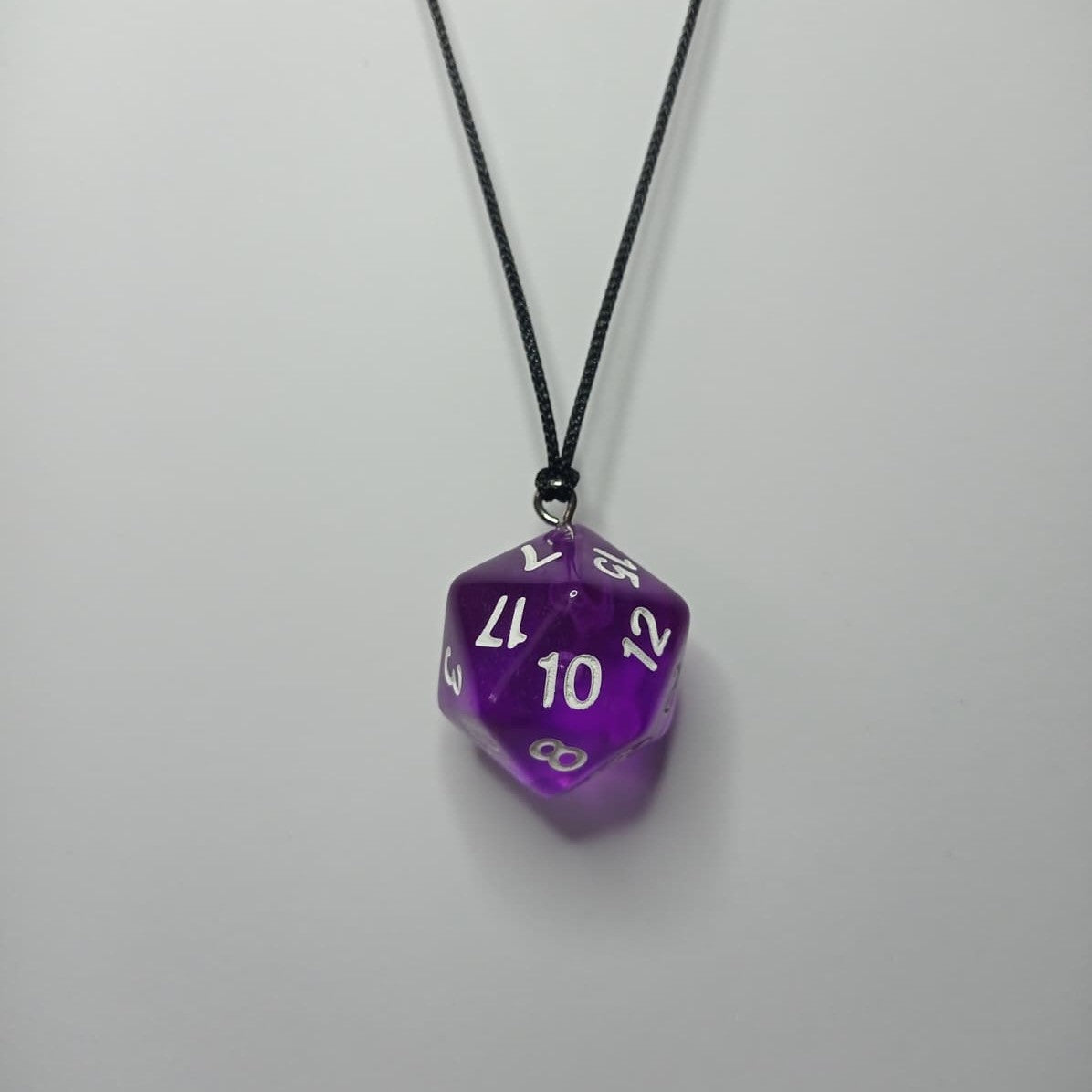 Purple Enchant Dice Kolye