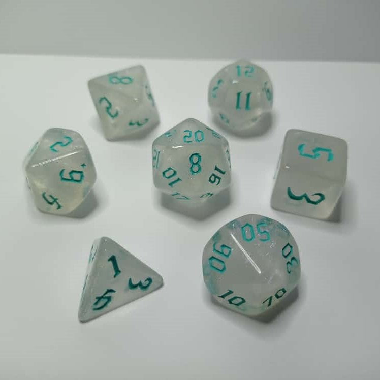 Crystal Lagoon Zar Seti - DND, RPG ve Masaüstü Oyun Zarları