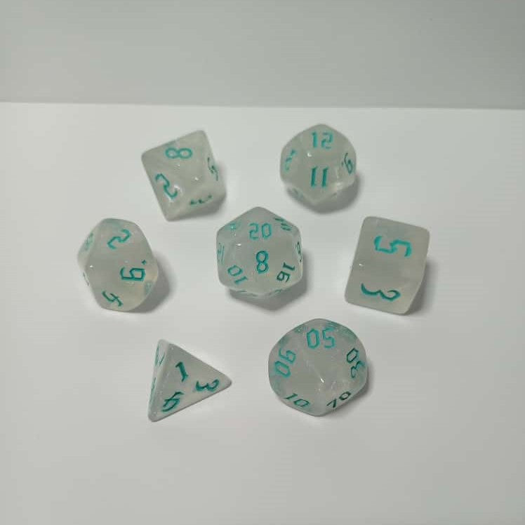 Crystal Lagoon Zar Seti - DND, RPG ve Masaüstü Oyun Zarları