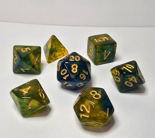 Forest Whisp Dice Set - FRP/RPG/DnD Zar Seti