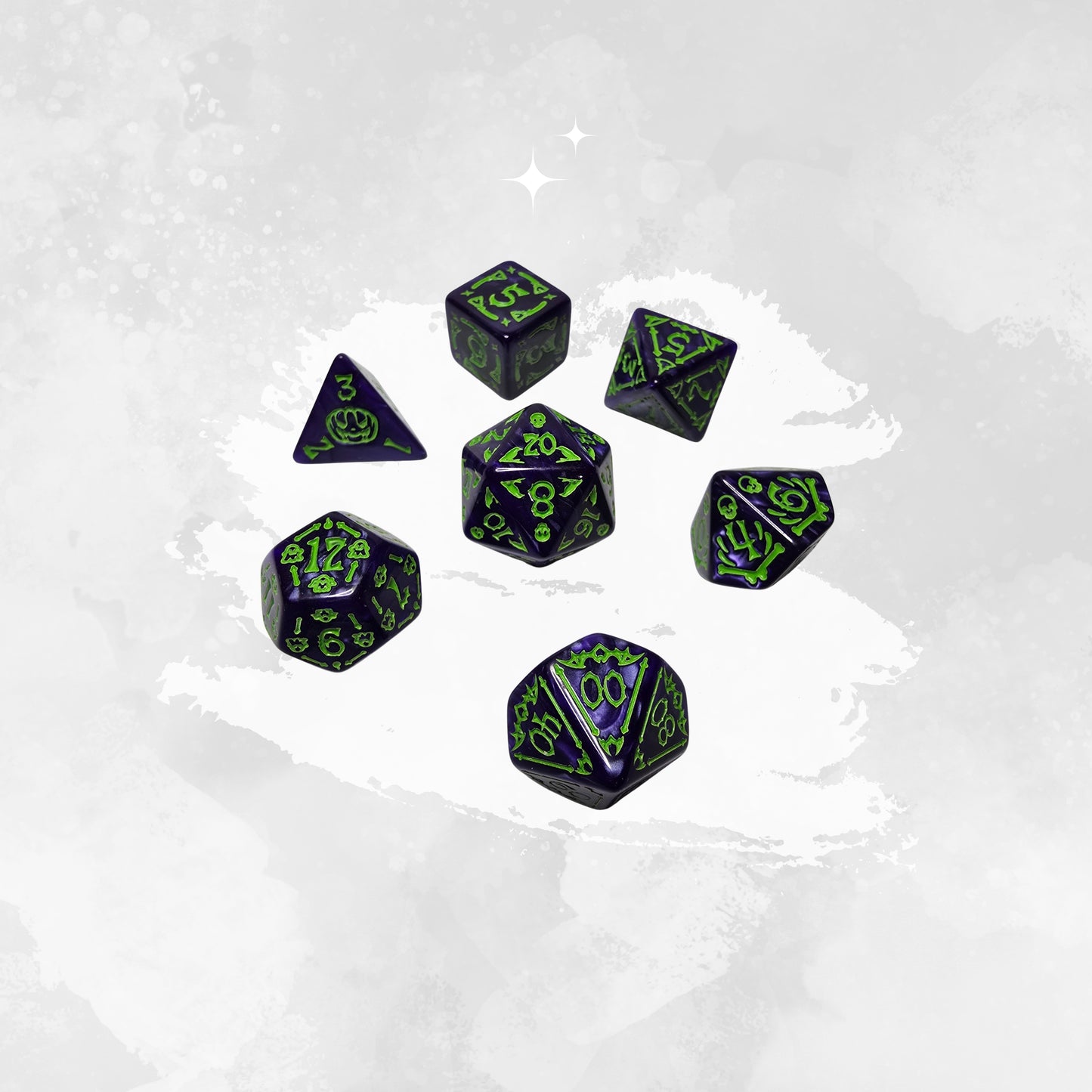 Beetlejuice Zar Seti – DND, RPG Dice Set