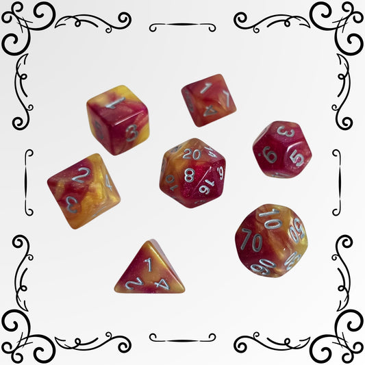 Phoenix Dawn FRP Zar Seti – DND, RPG Dice Set