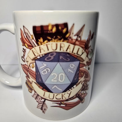 D20 Critical Success Kupa – FRP RPG Temalı Seramik Kupa
