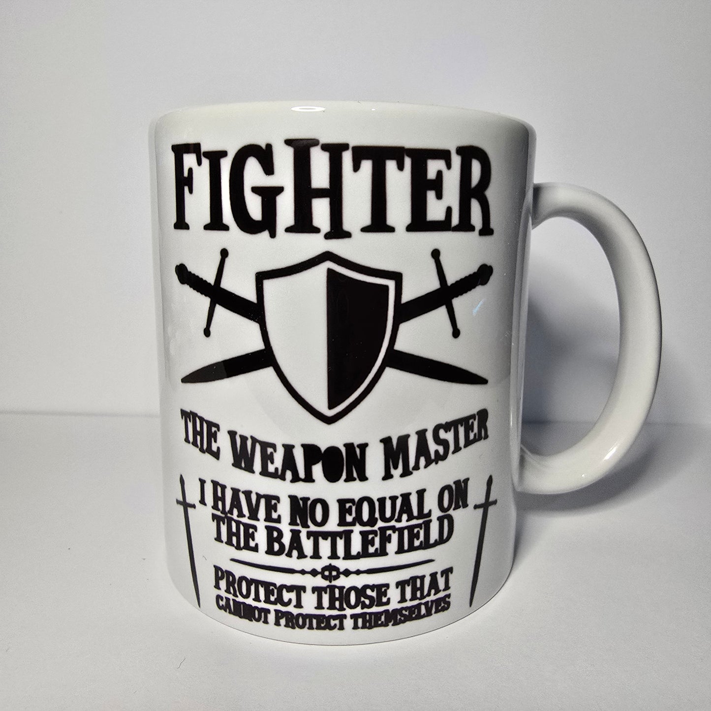 FRP Fighter Kupa – DND Temalı Seramik Kupa