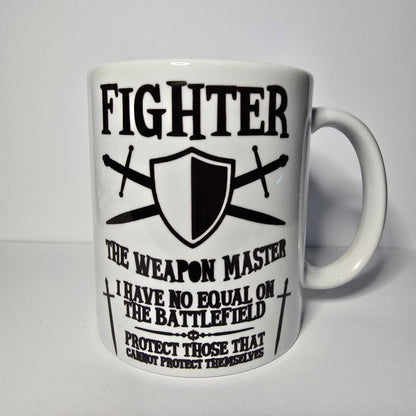 FRP Fighter Kupa – DND Temalı Seramik Kupa