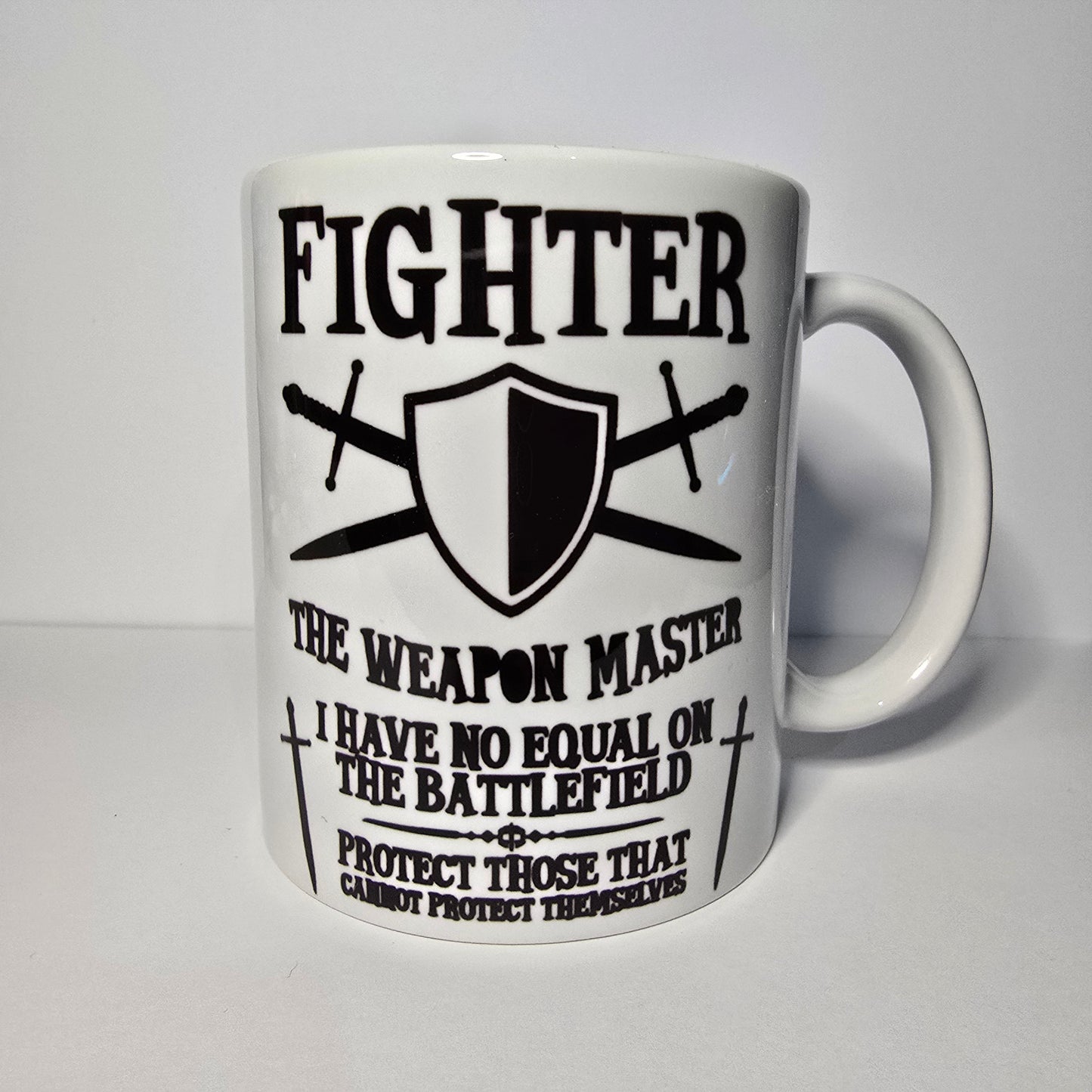 FRP Fighter Kupa – DND Temalı Seramik Kupa