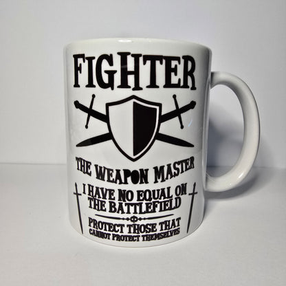 FRP Fighter Kupa – DND Temalı Seramik Kupa