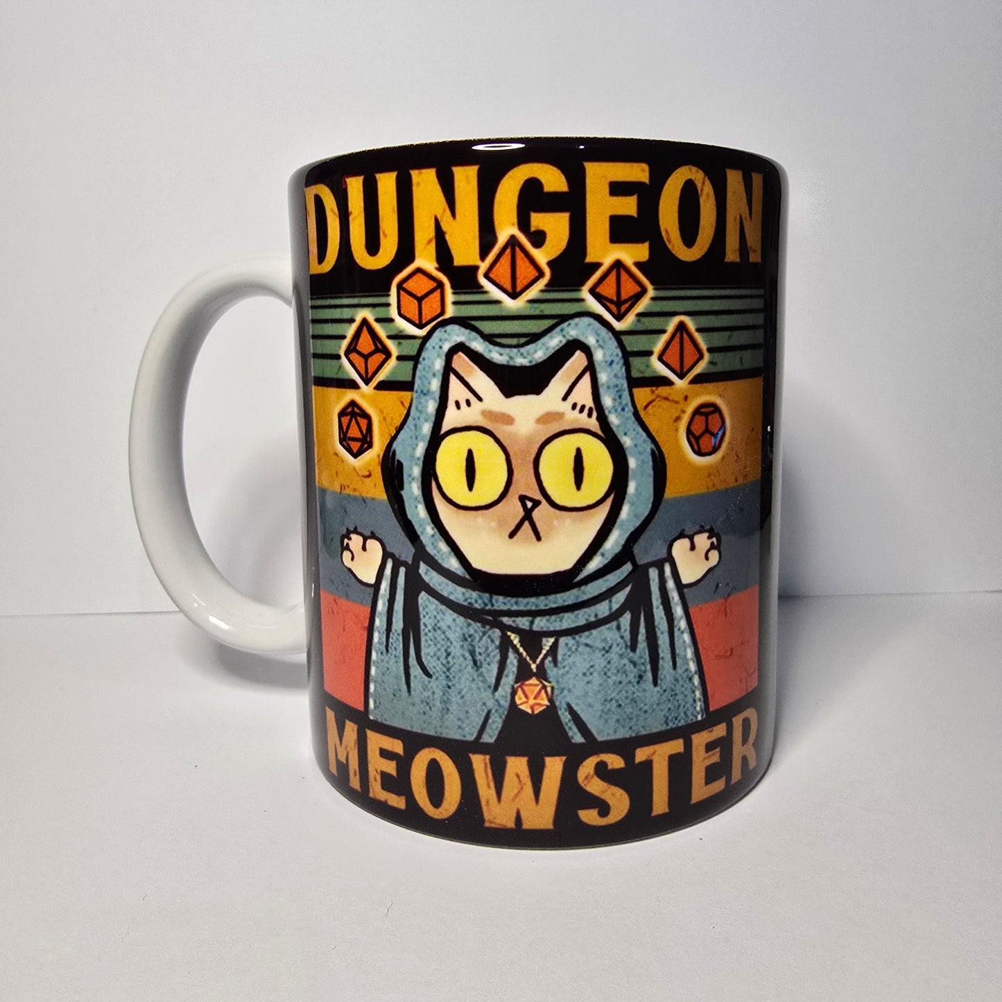Dungeon Meowster Kupa – DND Temalı Seramik Kupa