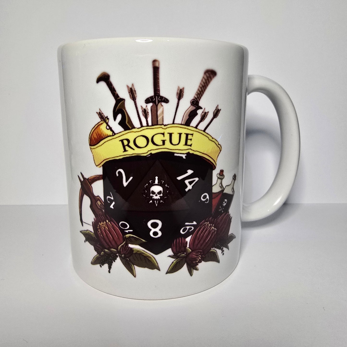 Rogue Kupa – DND Rogue Temalı Seramik Kupa