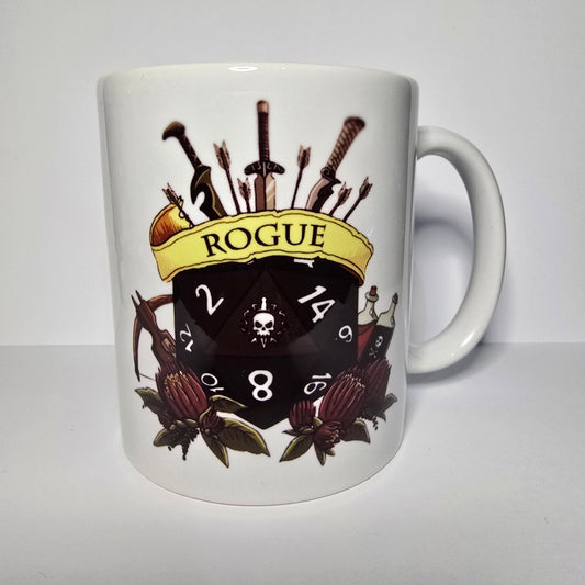 Rogue Kupa – DND Rogue Temalı Seramik Kupa
