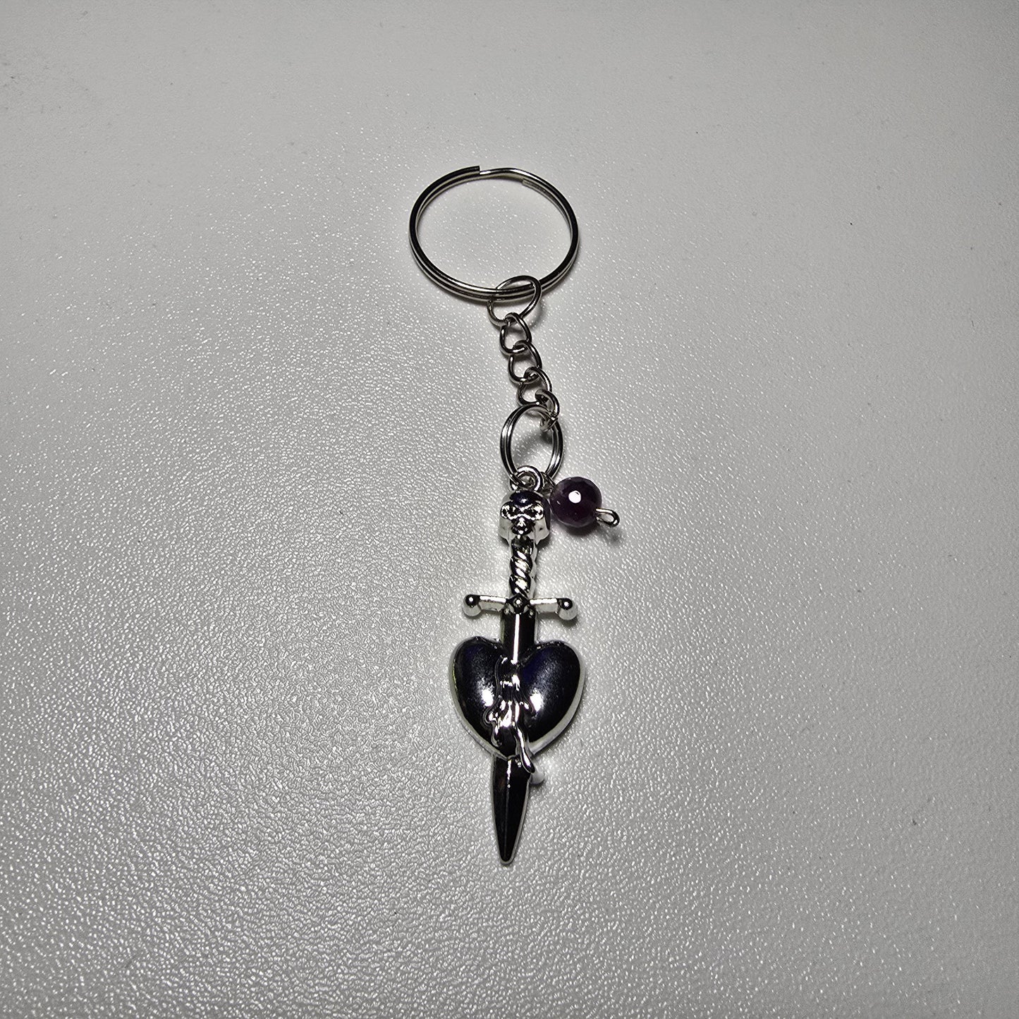 Heart and Dagger Anahtarlık