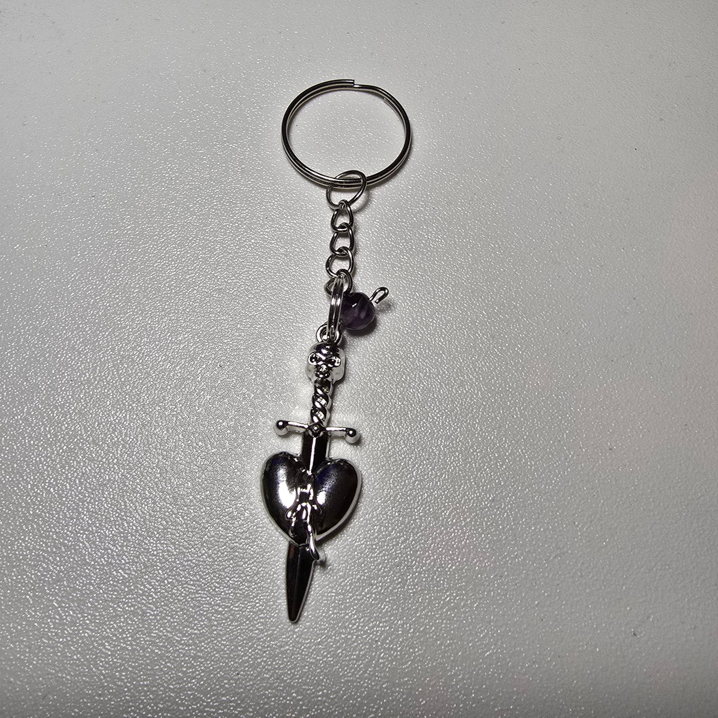Heart and Dagger Anahtarlık