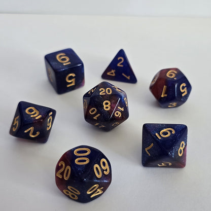 Twilight Nebula FRP Zar Seti – DND, RPG Dice Set
