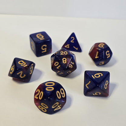 Twilight Nebula FRP Zar Seti – DND, RPG Dice Set