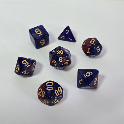 Twilight Nebula FRP Zar Seti – DND, RPG Dice Set