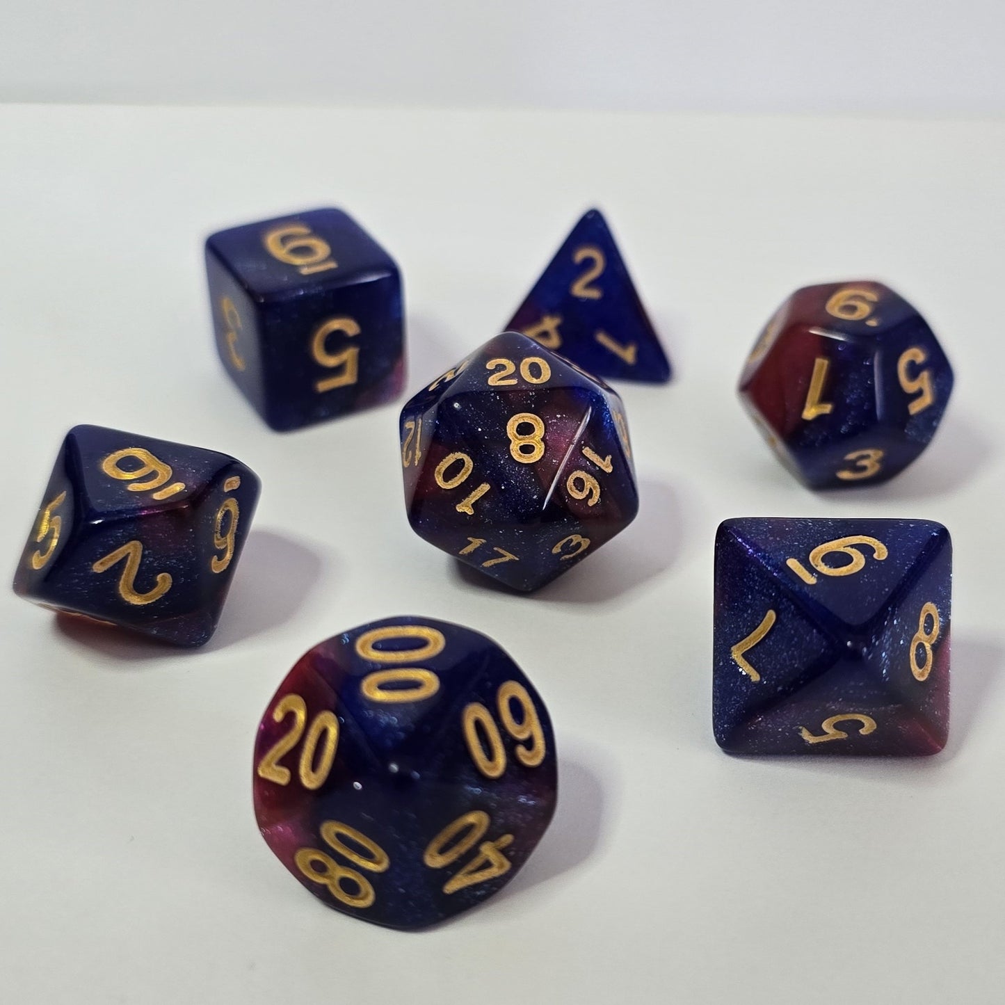 Twilight Nebula FRP Zar Seti – DND, RPG Dice Set