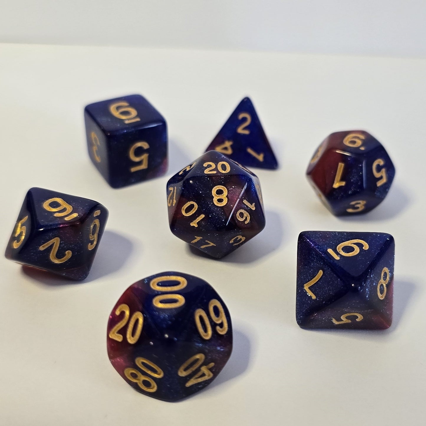 Twilight Nebula FRP Zar Seti – DND, RPG Dice Set