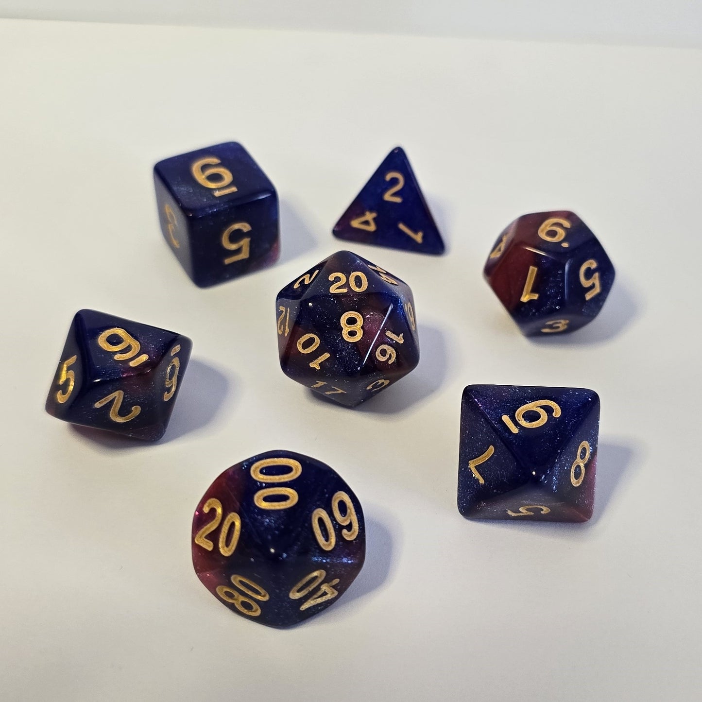 Twilight Nebula FRP Zar Seti – DND, RPG Dice Set