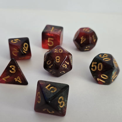 Dragon's Ember FRP Zar Seti – DND, RPG Dice Set