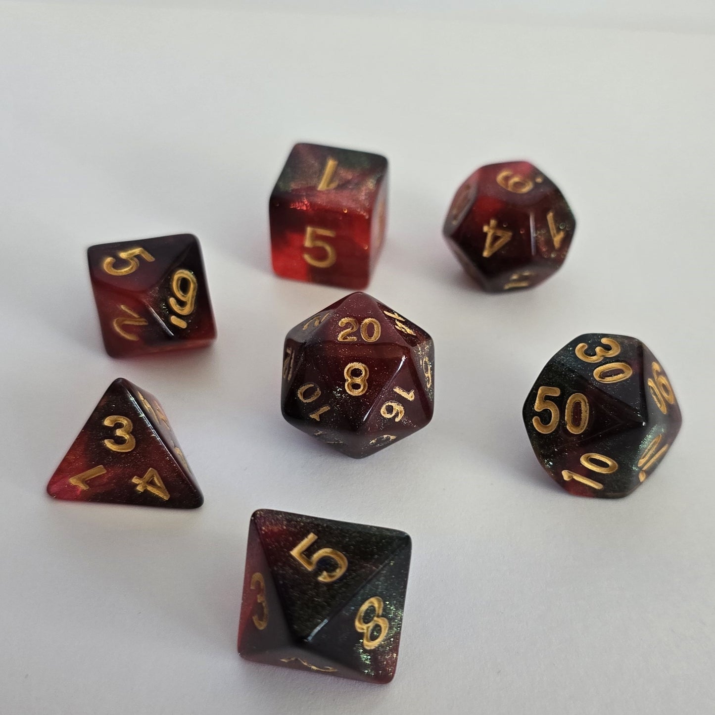 Dragon's Ember FRP Zar Seti – DND, RPG Dice Set