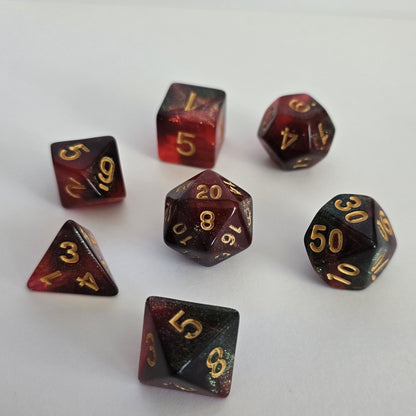 Dragon's Ember FRP Zar Seti – DND, RPG Dice Set