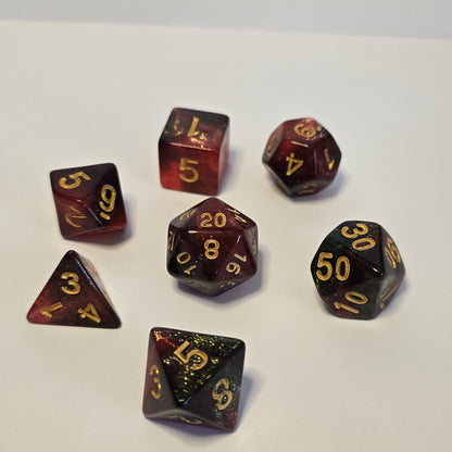Dragon's Ember FRP Zar Seti – DND, RPG Dice Set