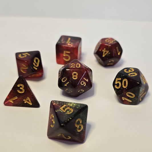 Dragon's Ember FRP Zar Seti – DND, RPG Dice Set