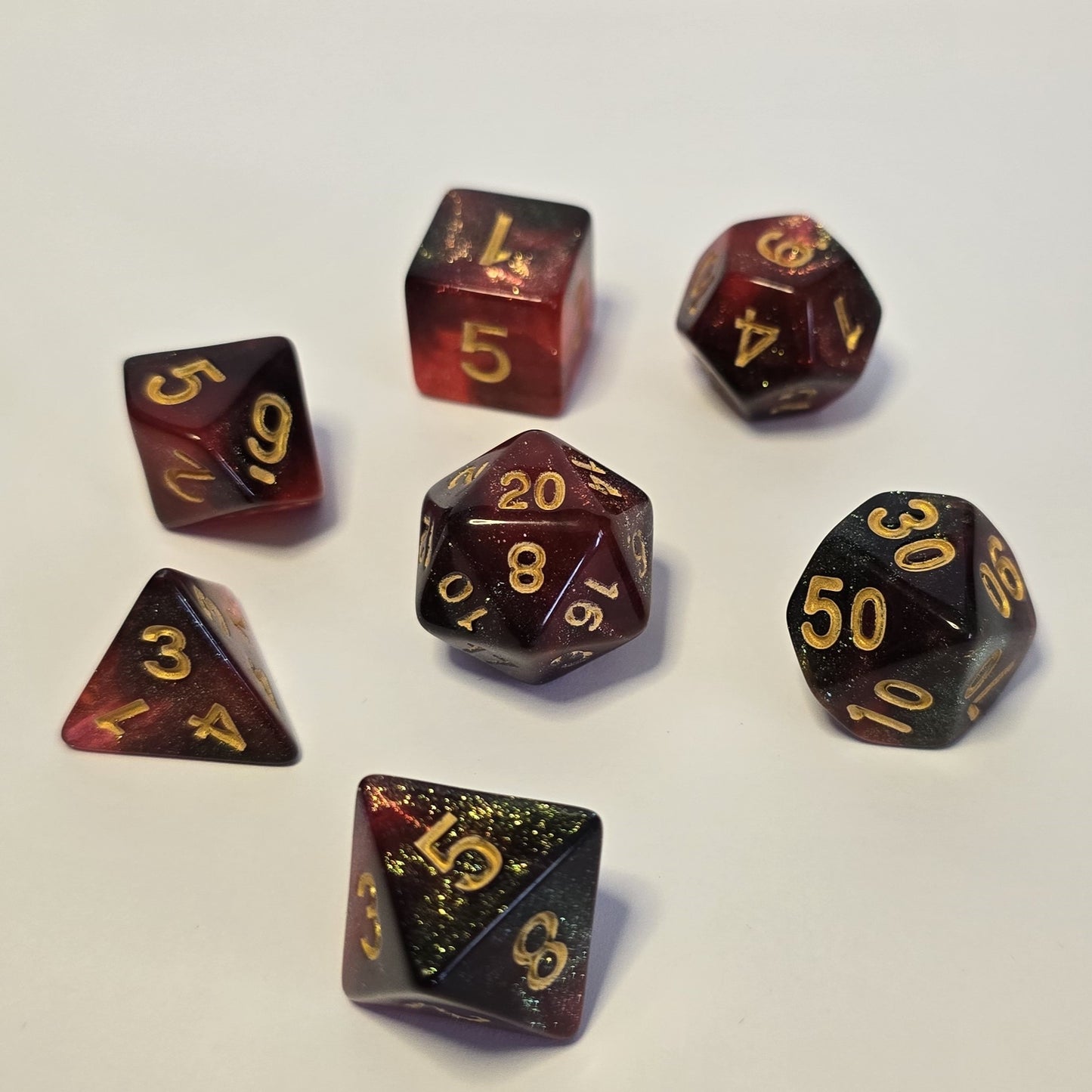 Dragon's Ember FRP Zar Seti – DND, RPG Dice Set