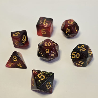 Dragon's Ember FRP Zar Seti – DND, RPG Dice Set