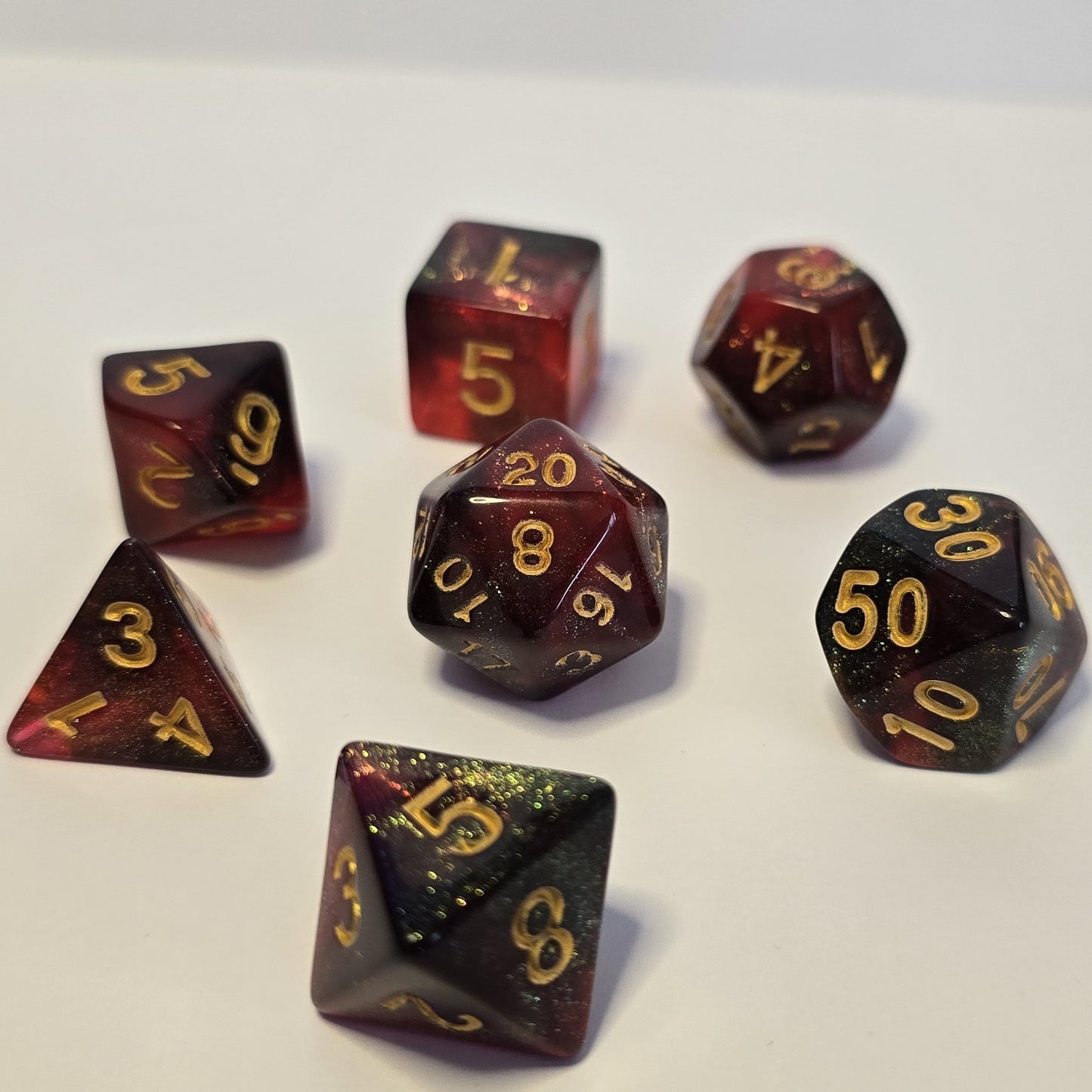 Dragon's Ember FRP Zar Seti – DND, RPG Dice Set