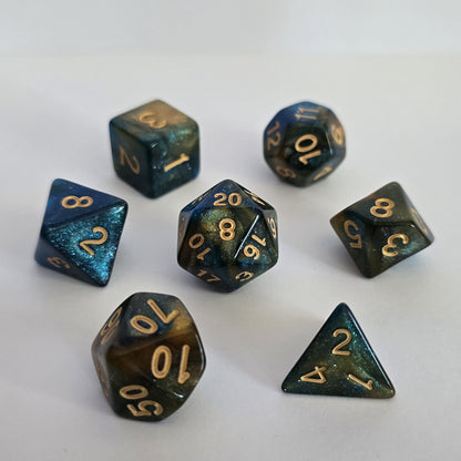 Aurora Depths FRP Zar Seti – DND, RPG Dice Set