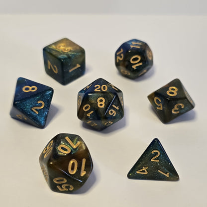 Aurora Depths FRP Zar Seti – DND, RPG Dice Set