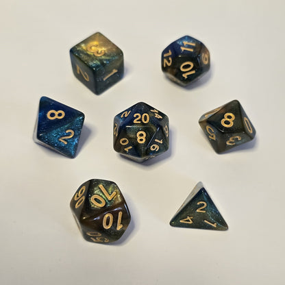 Aurora Depths FRP Zar Seti – DND, RPG Dice Set