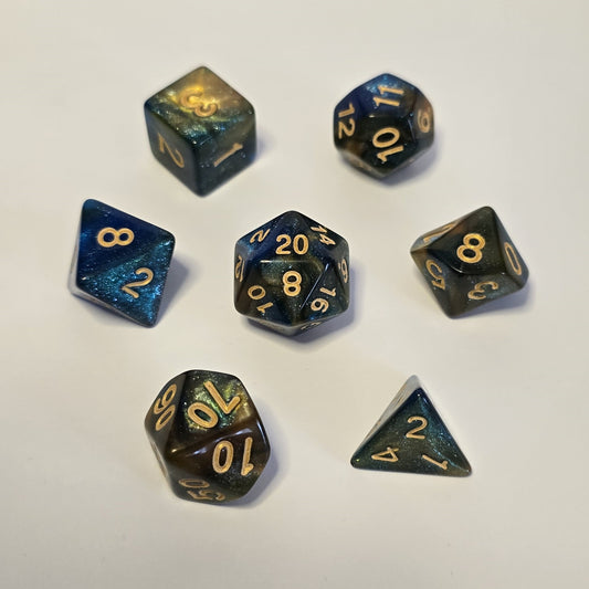 Aurora Depths FRP Zar Seti – DND, RPG Dice Set