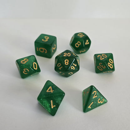 Emerald Grove FRP Zar Seti – DND, RPG Dice Set