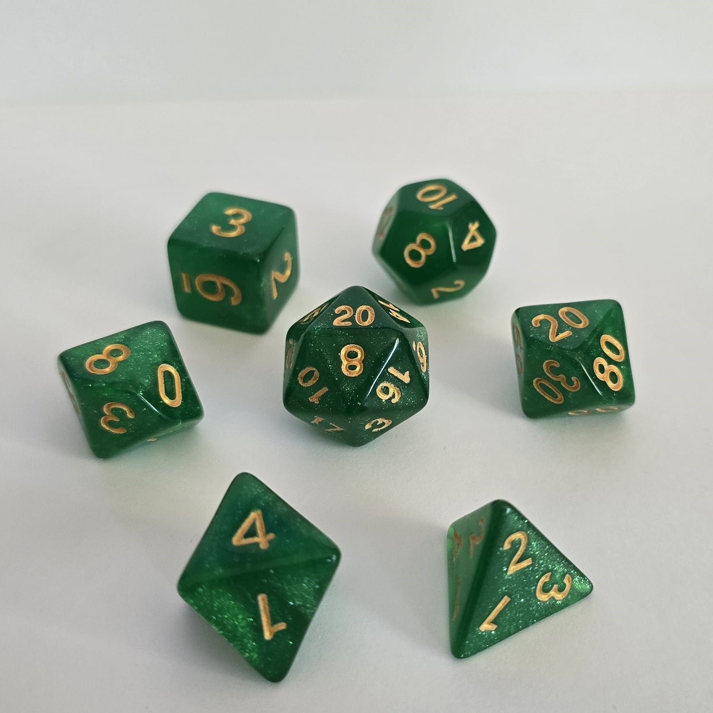 Emerald Grove FRP Zar Seti – DND, RPG Dice Set