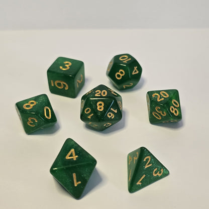 Emerald Grove FRP Zar Seti – DND, RPG Dice Set