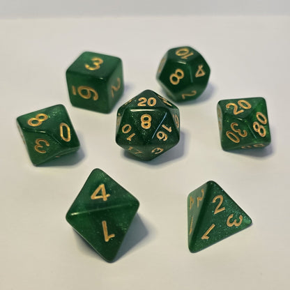 Emerald Grove FRP Zar Seti – DND, RPG Dice Set
