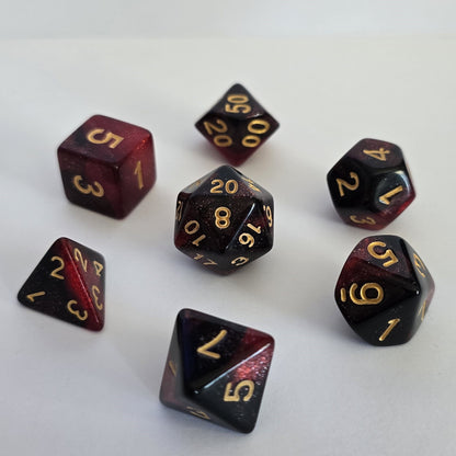 Blood Moon FRP Zar Seti – DND, RPG Dice Set