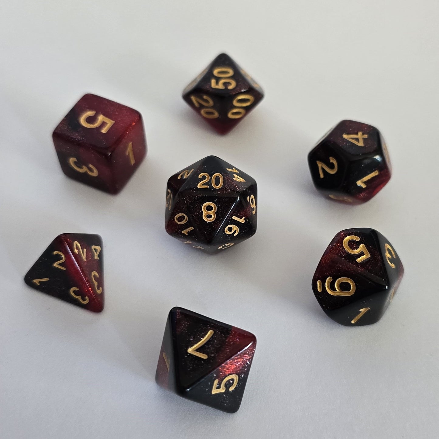 Blood Moon FRP Zar Seti – DND, RPG Dice Set