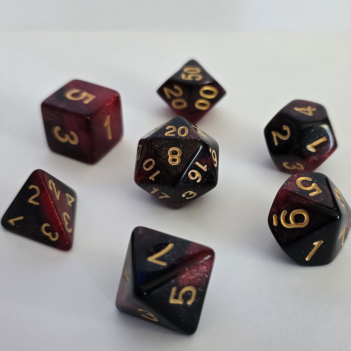 Blood Moon FRP Zar Seti – DND, RPG Dice Set