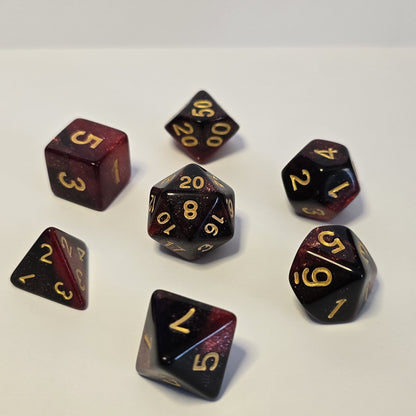 Blood Moon FRP Zar Seti – DND, RPG Dice Set