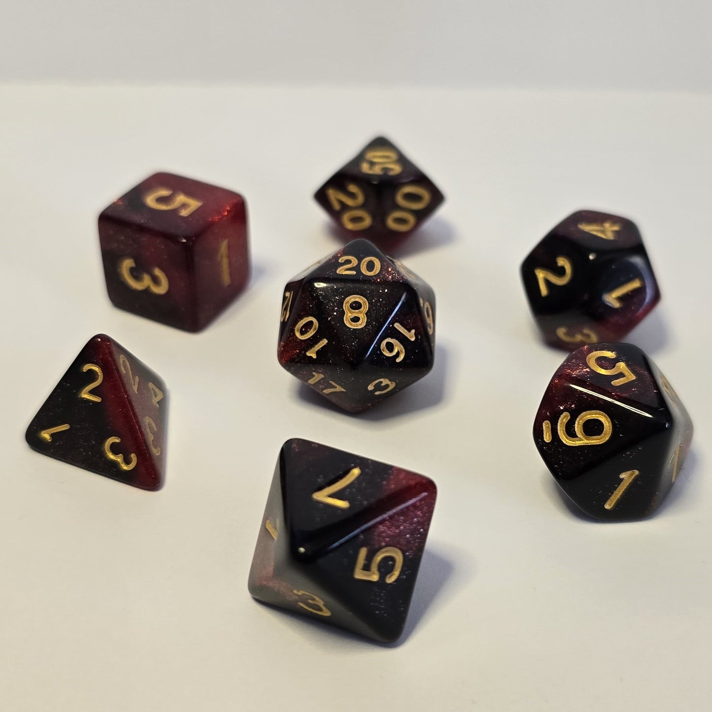 Blood Moon FRP Zar Seti – DND, RPG Dice Set