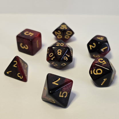 Blood Moon FRP Zar Seti – DND, RPG Dice Set