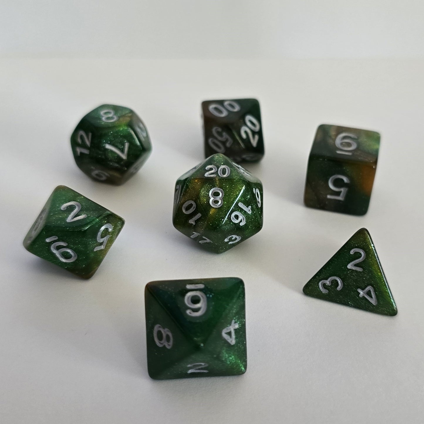 Verdant Relic FRP Zar Seti – DND, RPG Dice Set